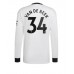 Cheap Manchester United Donny van de Beek #34 Away Football Shirt 2022-23 Long Sleeve